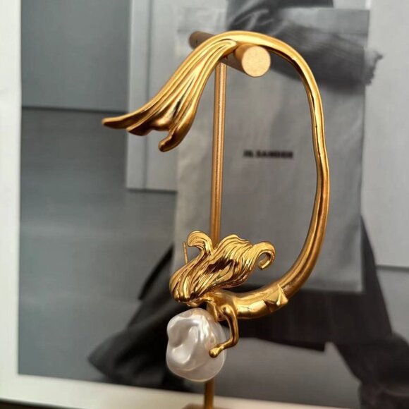 Jewelry - Enchanting Mermaid Tail Ear Wrap Single Silver Sea Fantasy Earring